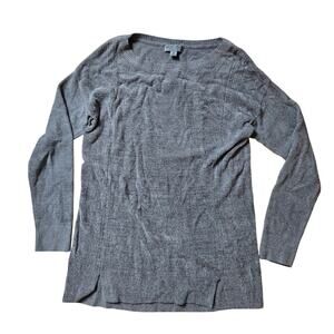 Barefoot Dreams CozyChic Ultra Lite Dockside Pullover Size XS Grey